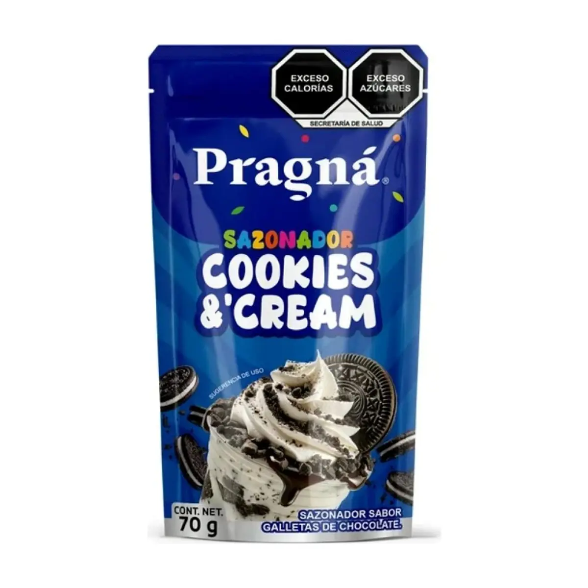 Sazonador sabor galletas de chocolate Pragná (70 g / 2.47 oz)