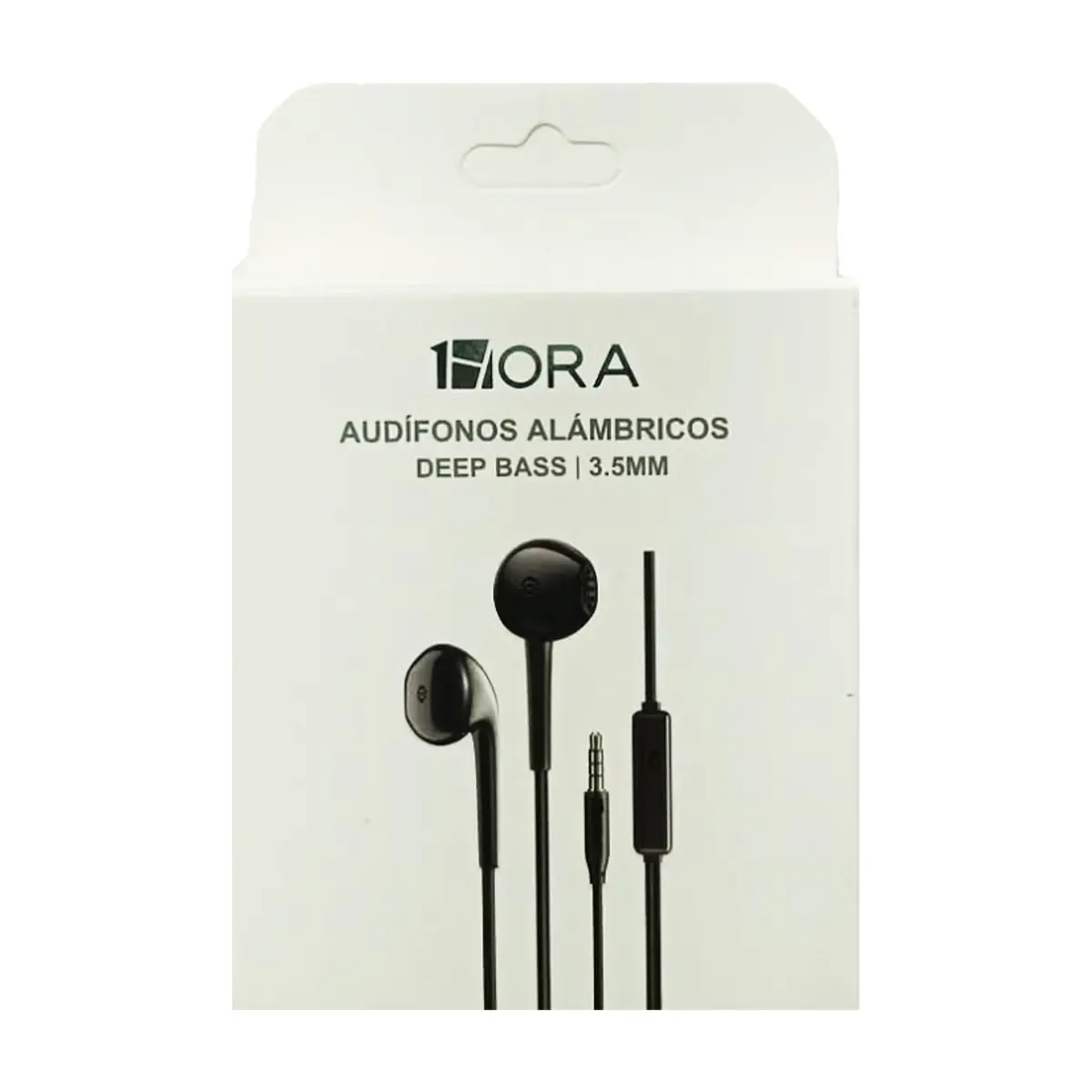 Audífonos alámbricos Deep Bass 3.5 mm 1Hora AUT 117