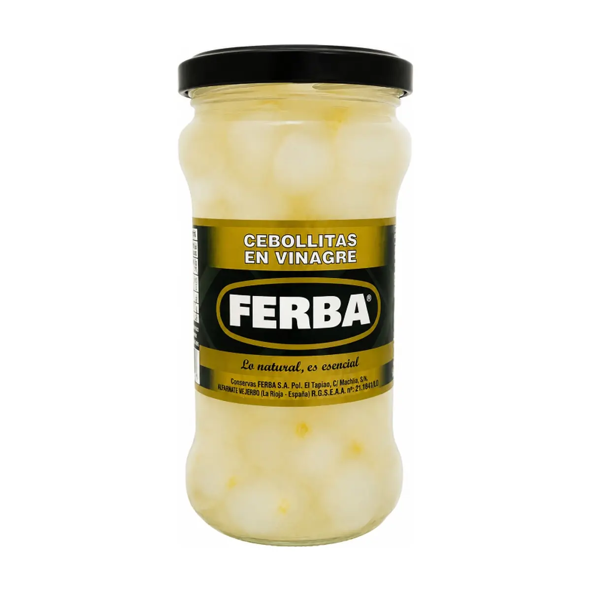Cebollitas en vinagre Ferba (300 g / 10.58 oz) - Imagen 1