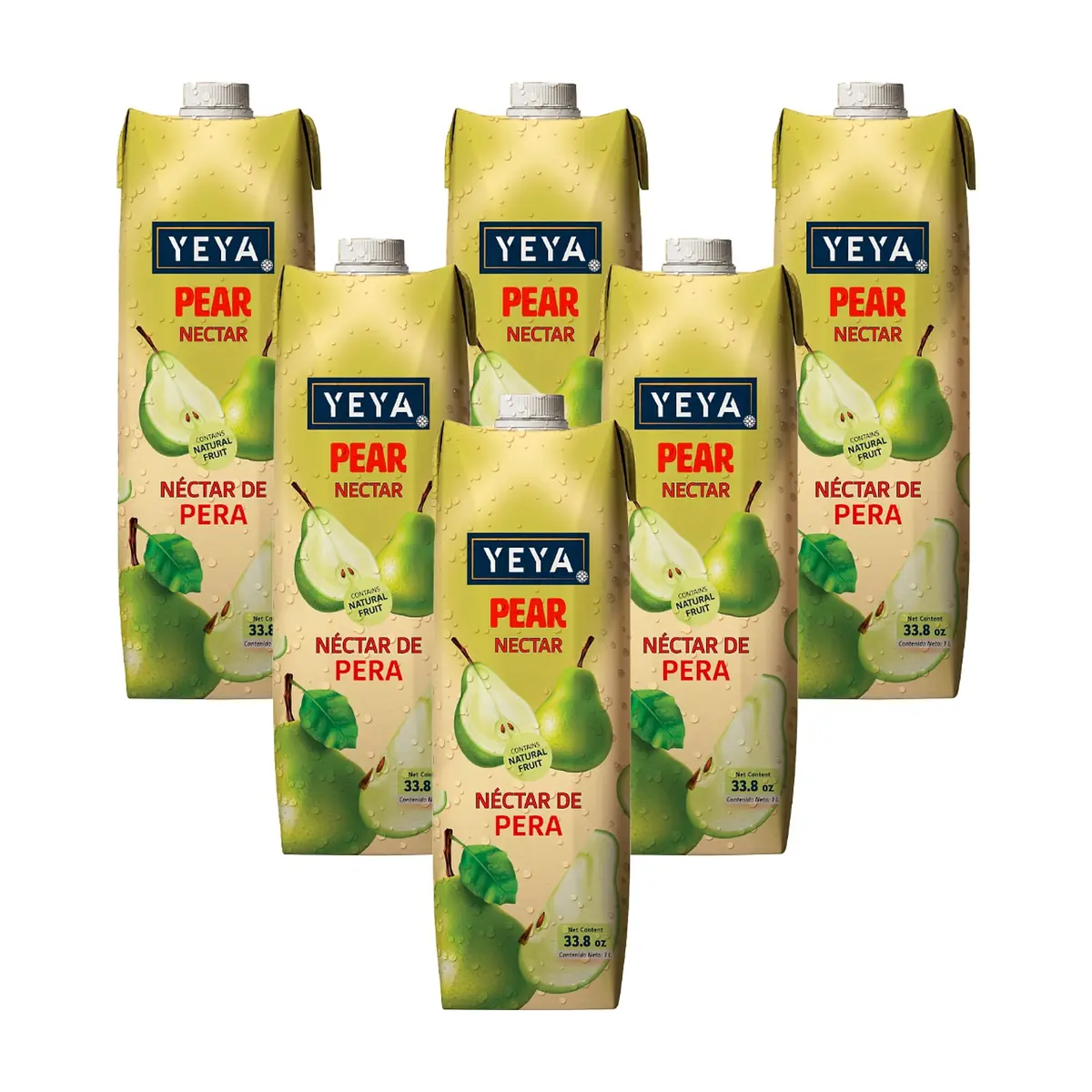 Néctar de pera YEYA (6 x 1 L / 33.8 fl oz)