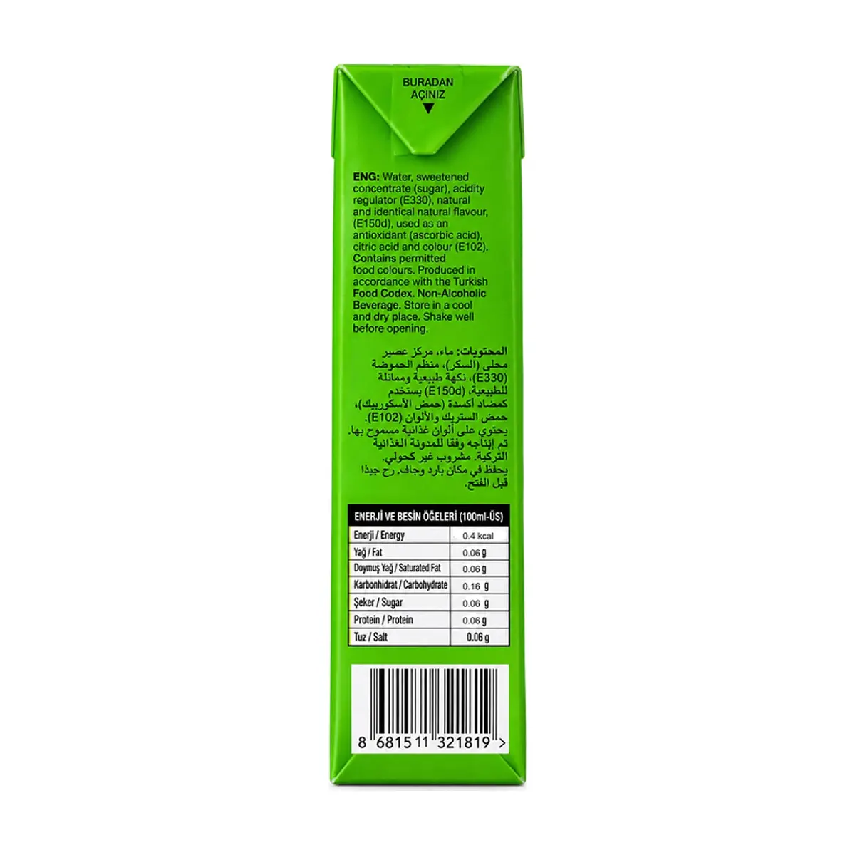 Bebida sabor a manzana Frutigo (8 x 200 ml / 6.76 fl oz) - Thumbnail 3