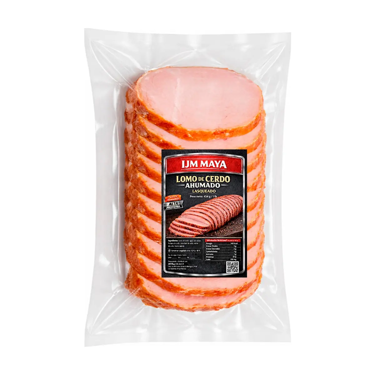 Lomo de cerdo ahumado lasqueado IJM Maya (454 g / 1 lb) - Miniatura 2