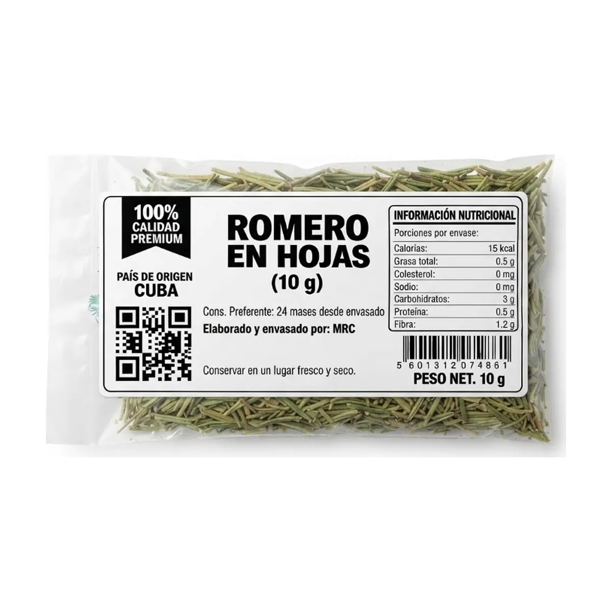 Romero en hojas MRC (10 g)