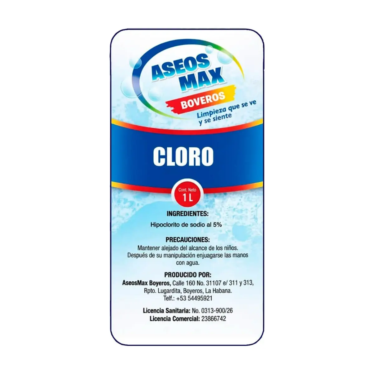 Cloro Aseos Max (1 L) - Miniatura 2