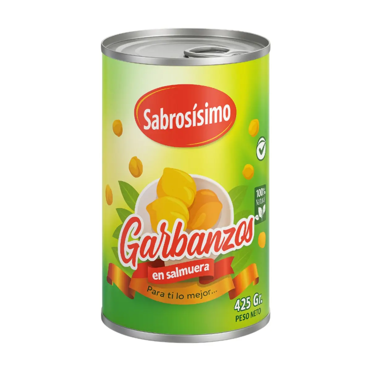 Garbanzos en salmuera Sabrosísimo (425 g / 15 oz) - Miniatura 1