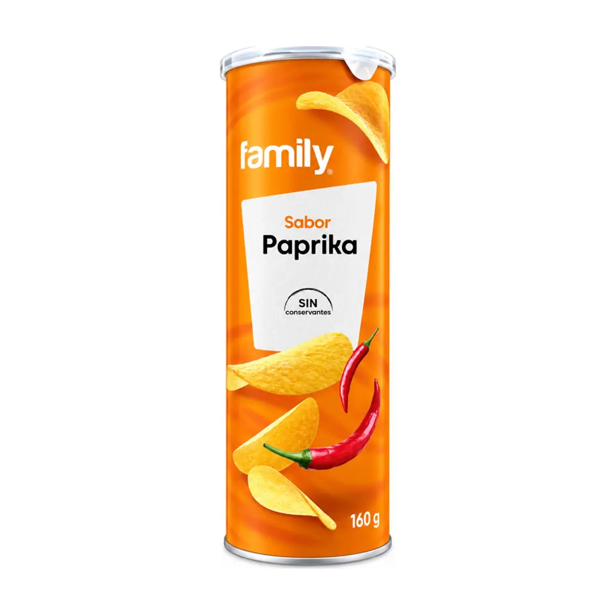 Papas sabor paprika Family (160 g / 5.65 oz) - Miniatura 1