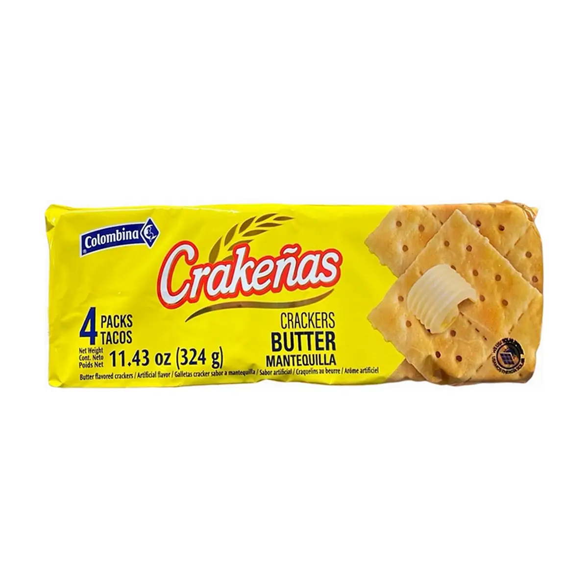 Galletas sabor a mantequilla Crakeñas (324 g / 11.43 oz)