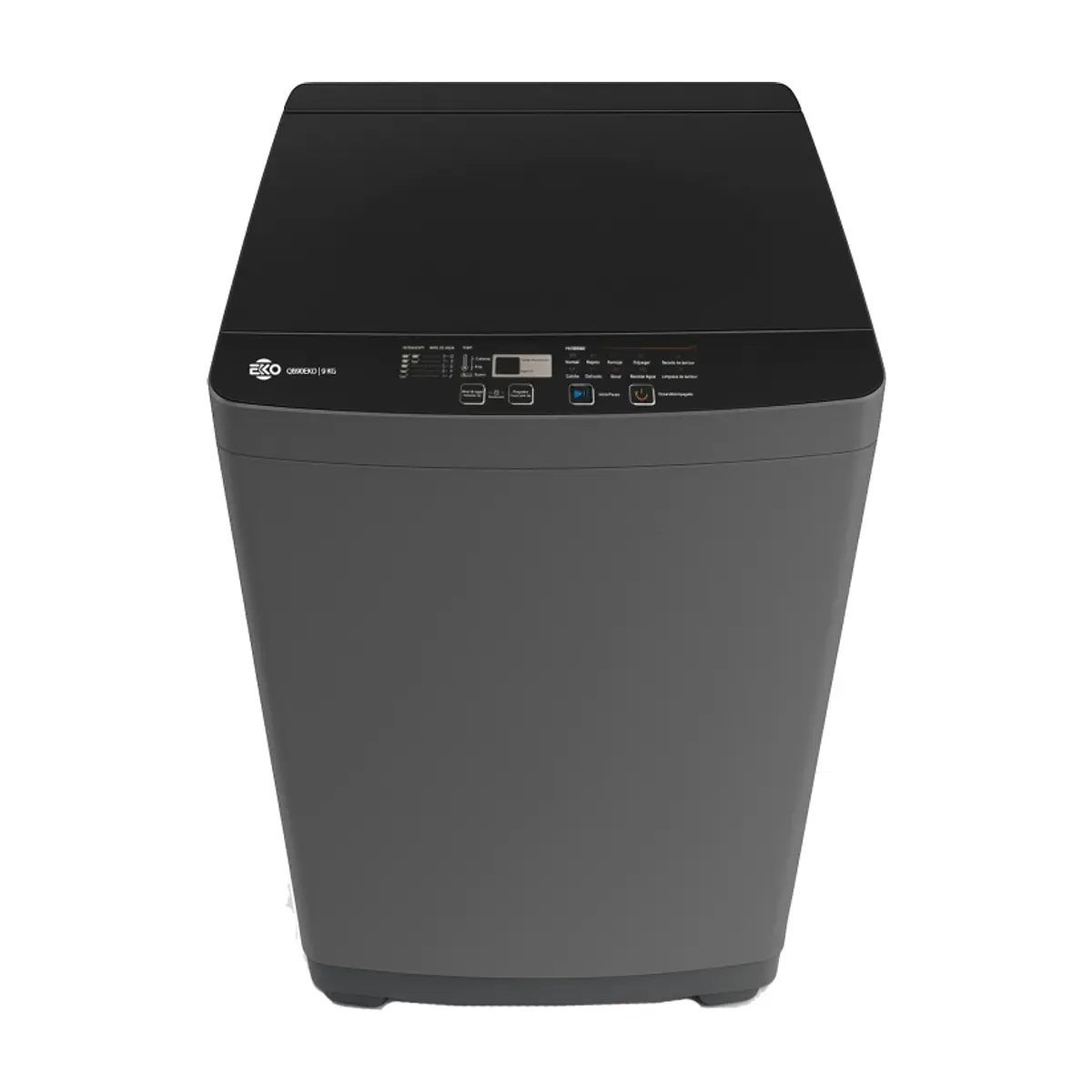 Lavadora automática gris 9 kg EKO QB90EKO - Imagen 1