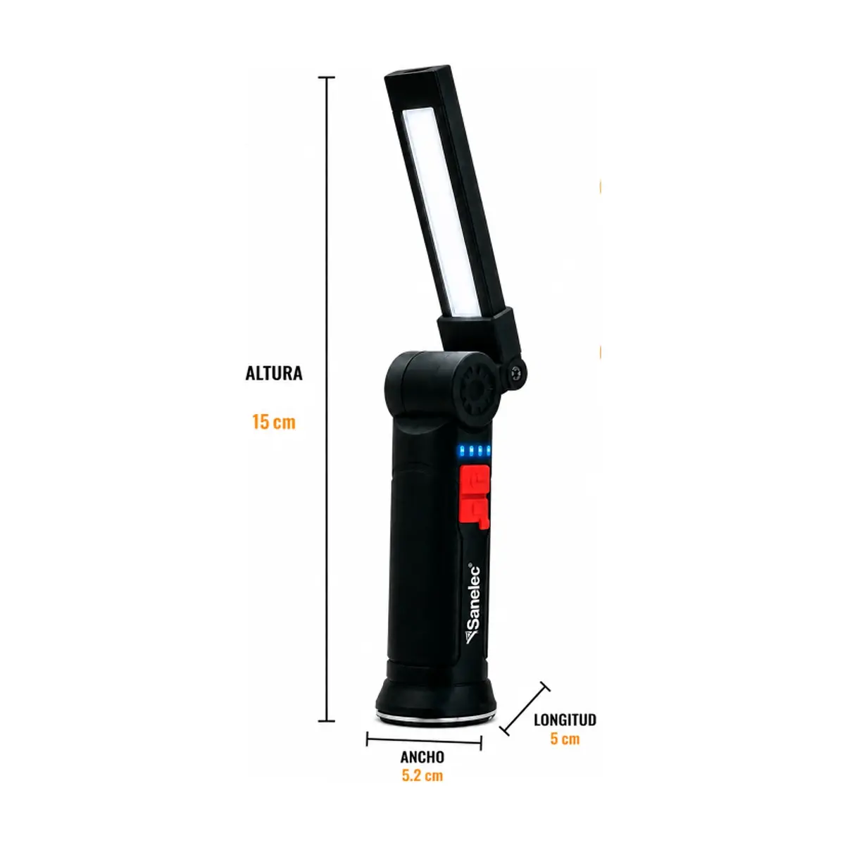 Linterna de trabajo LED recargable Sanelec 2178 - Thumbnail 2