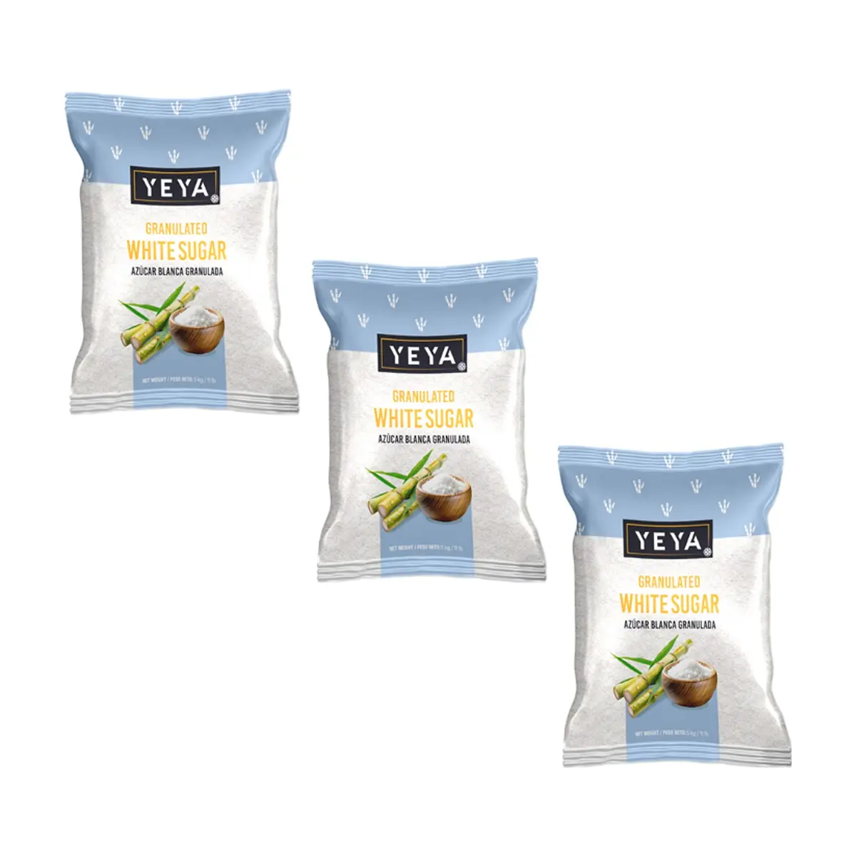 Azúcar blanca granulada YEYA (3 x 5 kg / 11 lb) - Miniatura 1