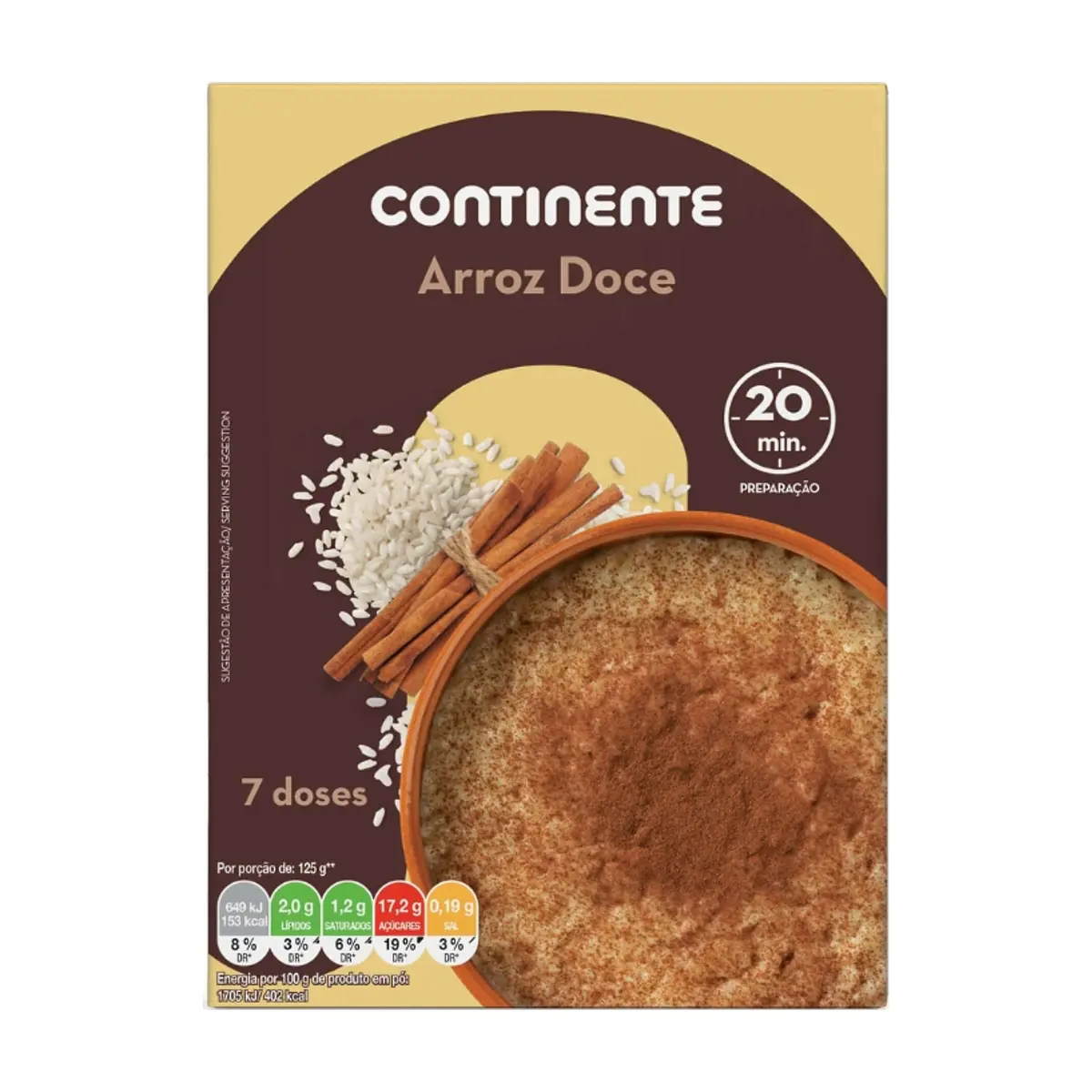 Arroz dulce Continente (120 g / 4.23 oz)