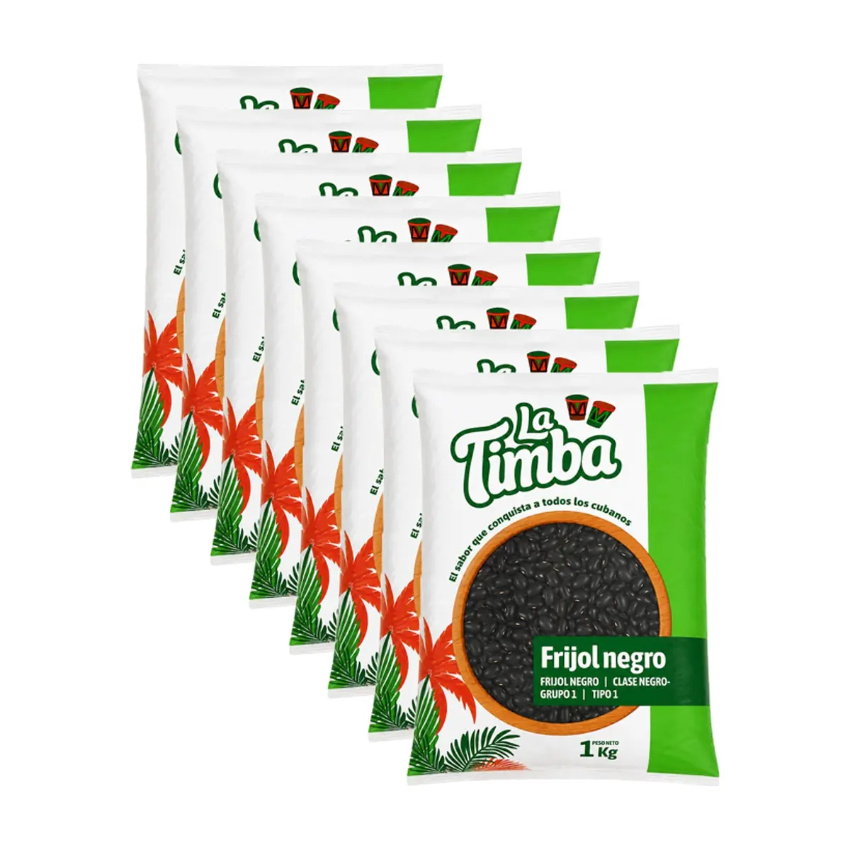 Frijoles negros La Timba (8 x 1 kg / 2.2 lb)