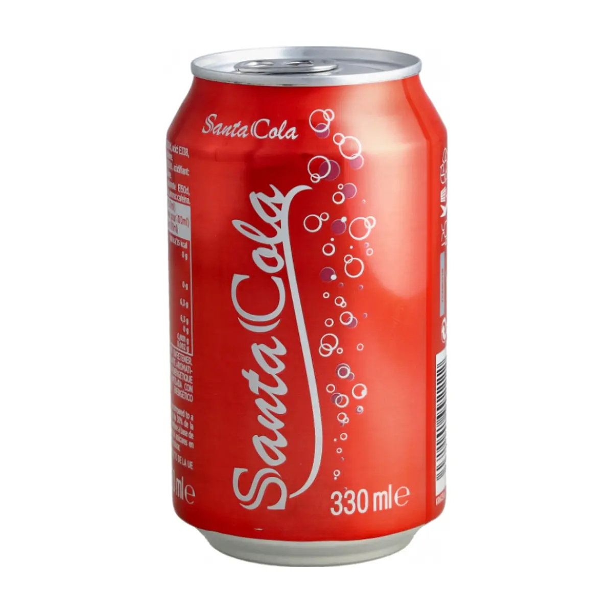 Refresco gaseado de cola SantaCola (330 ml)