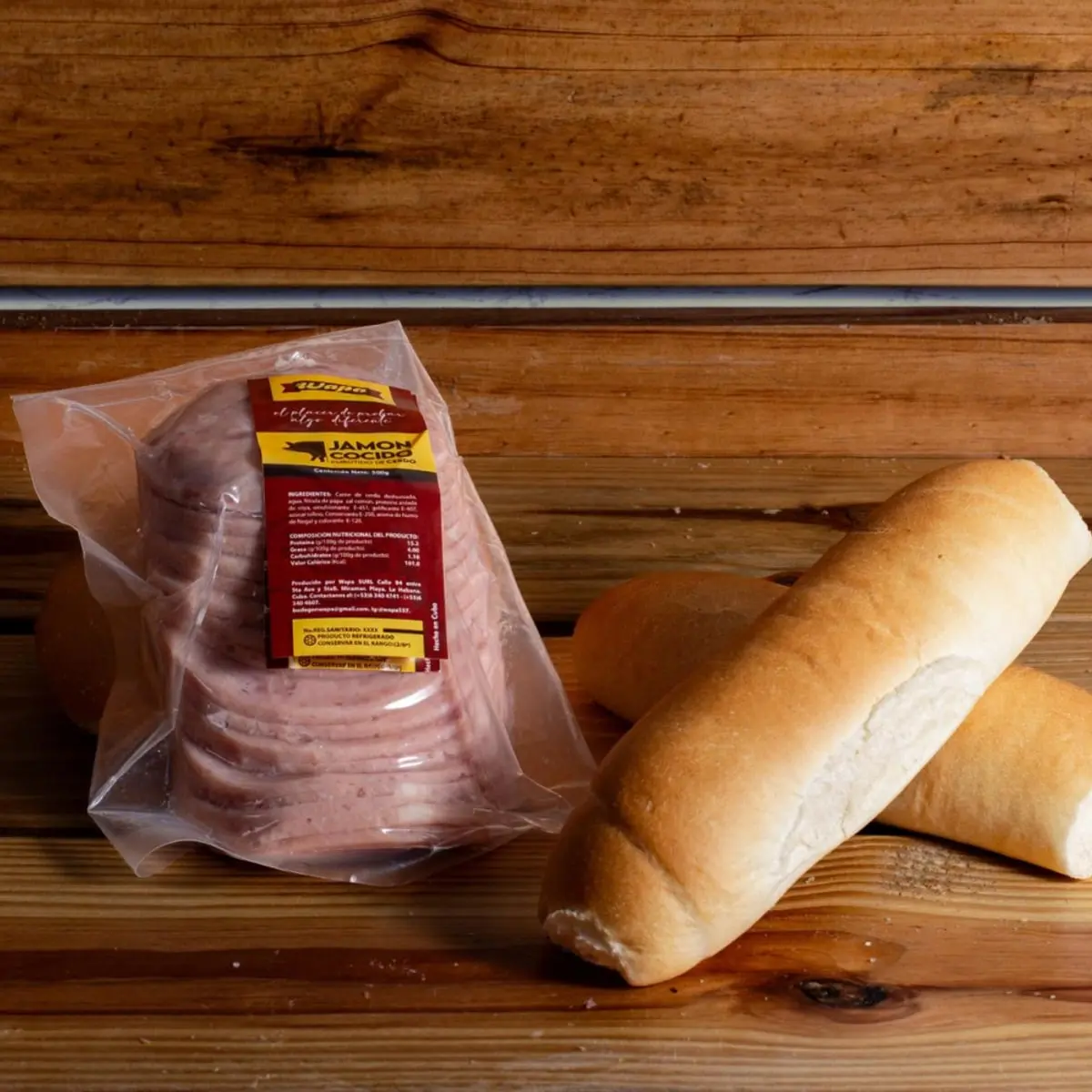 Jamón cocido lasqueado Wapa (500 g / 1.1 lb) - Thumbnail 2