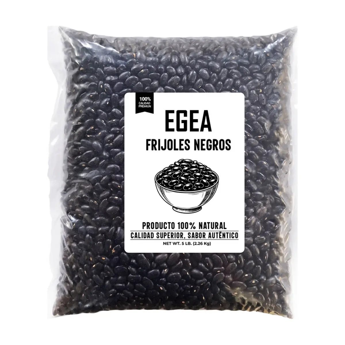 Frijoles negros EGEA (2.26 kg / 5 lb)
