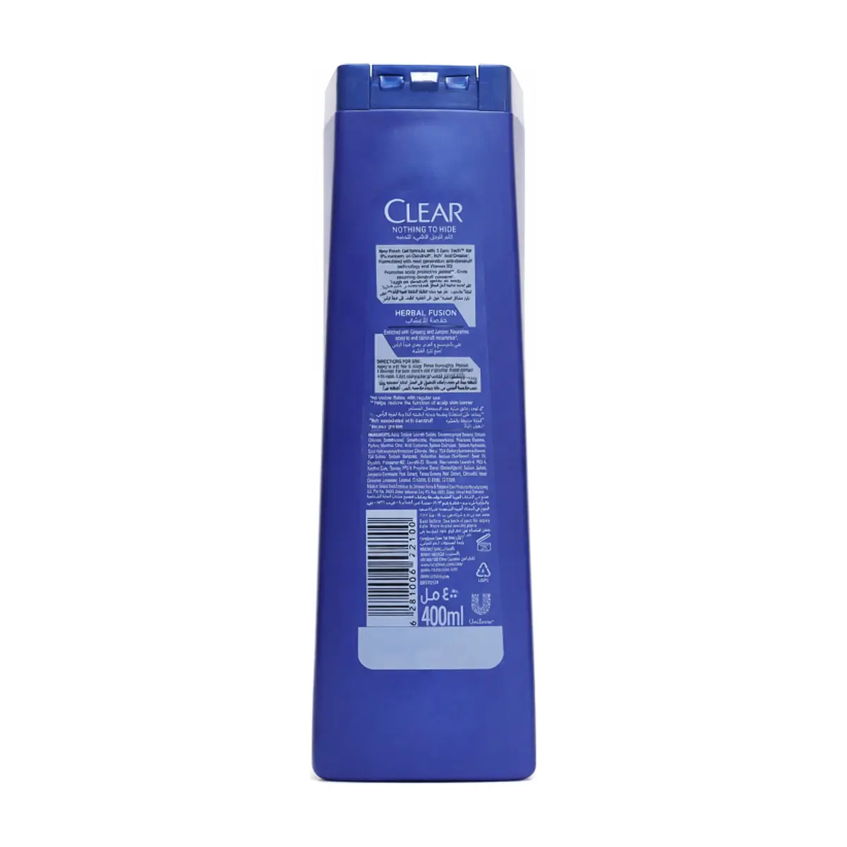 Champú y acondicionador anticaspa para hombres Herbal Fusion Clear (400 ml) - Thumbnail 2