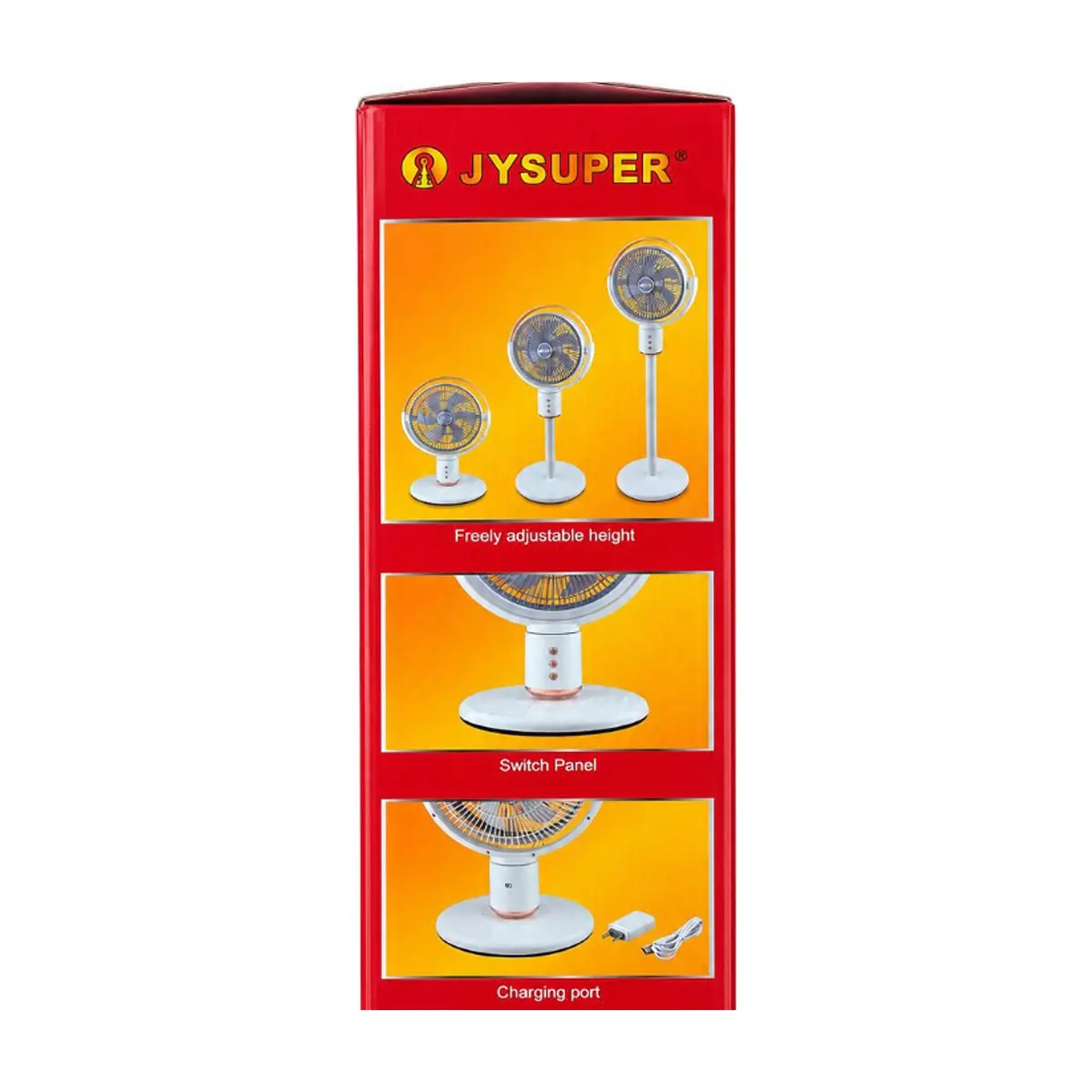 Ventilador recargable 3 en 1 color blanco 12 pulgadas Jysuper JY-2219 - Miniatura 5