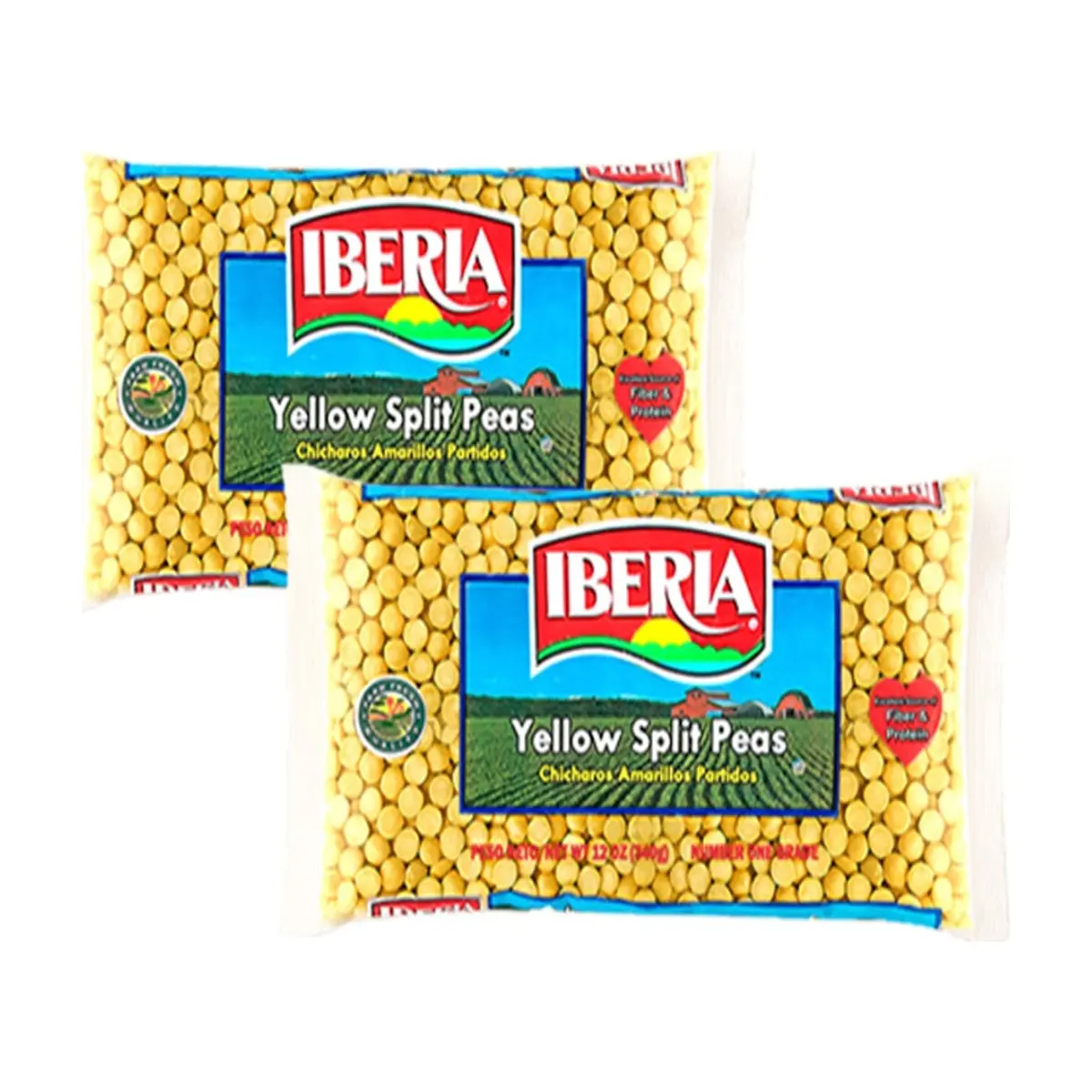 Chicharos amarillos partidos Iberia ( 2 x 340 g / 12 oz) - Miniatura 1
