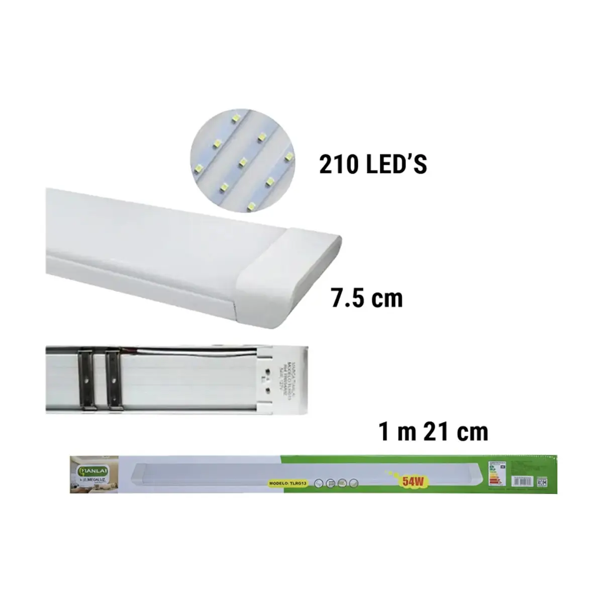 Lámpara regleta Led 54 W Tianlai TLRG13