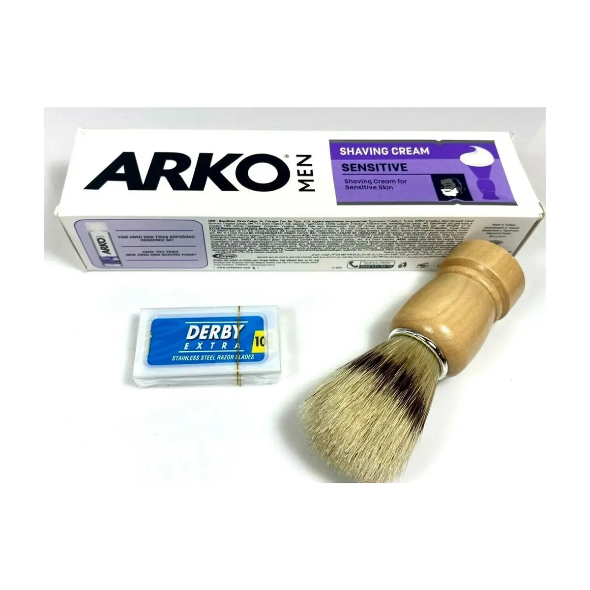 Crema de afeitar para pieles extra sensibles Arko (65 g / 2.29 oz) - Thumbnail 4