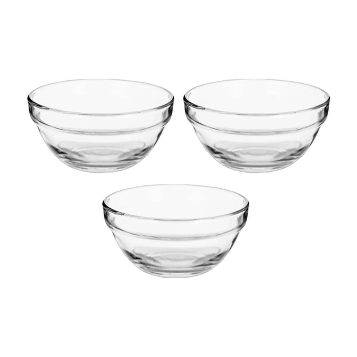 Pack 3 piezas bowl cristal 14 cm Alessandro