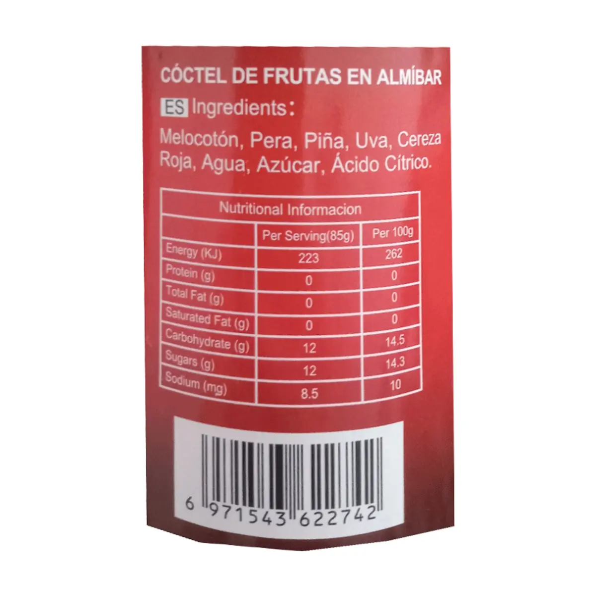 Cóctel de frutas en almíbar La Sabrosa (425 g / 14.99 oz) - Thumbnail 2