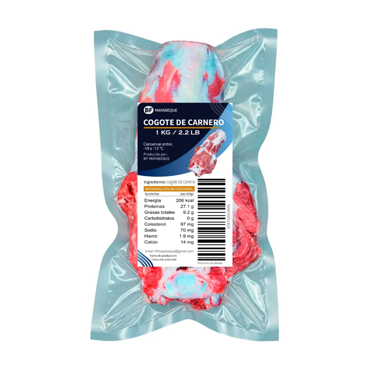 Cogote de carnero BF Mayabeque (1 kg / 2.2 lb) - Miniatura 3