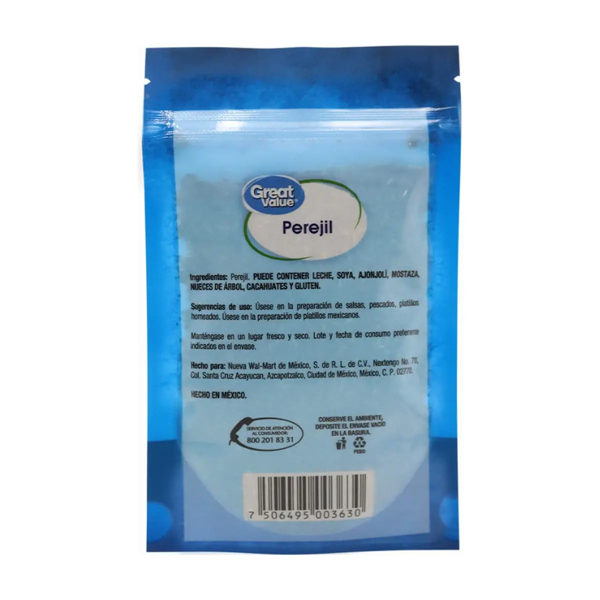 Hojas de perejil molido Great Value (26 g) - Miniatura 4