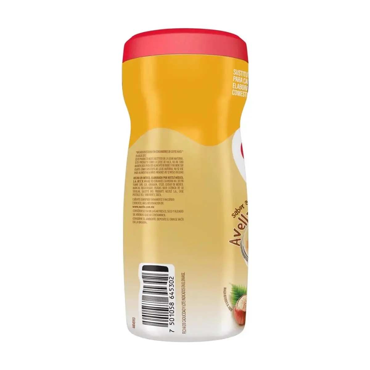 Sustituto de crema para café sabor avellana Coffee Mate Nestlé (400 g / 14.10 oz) - Thumbnail 2