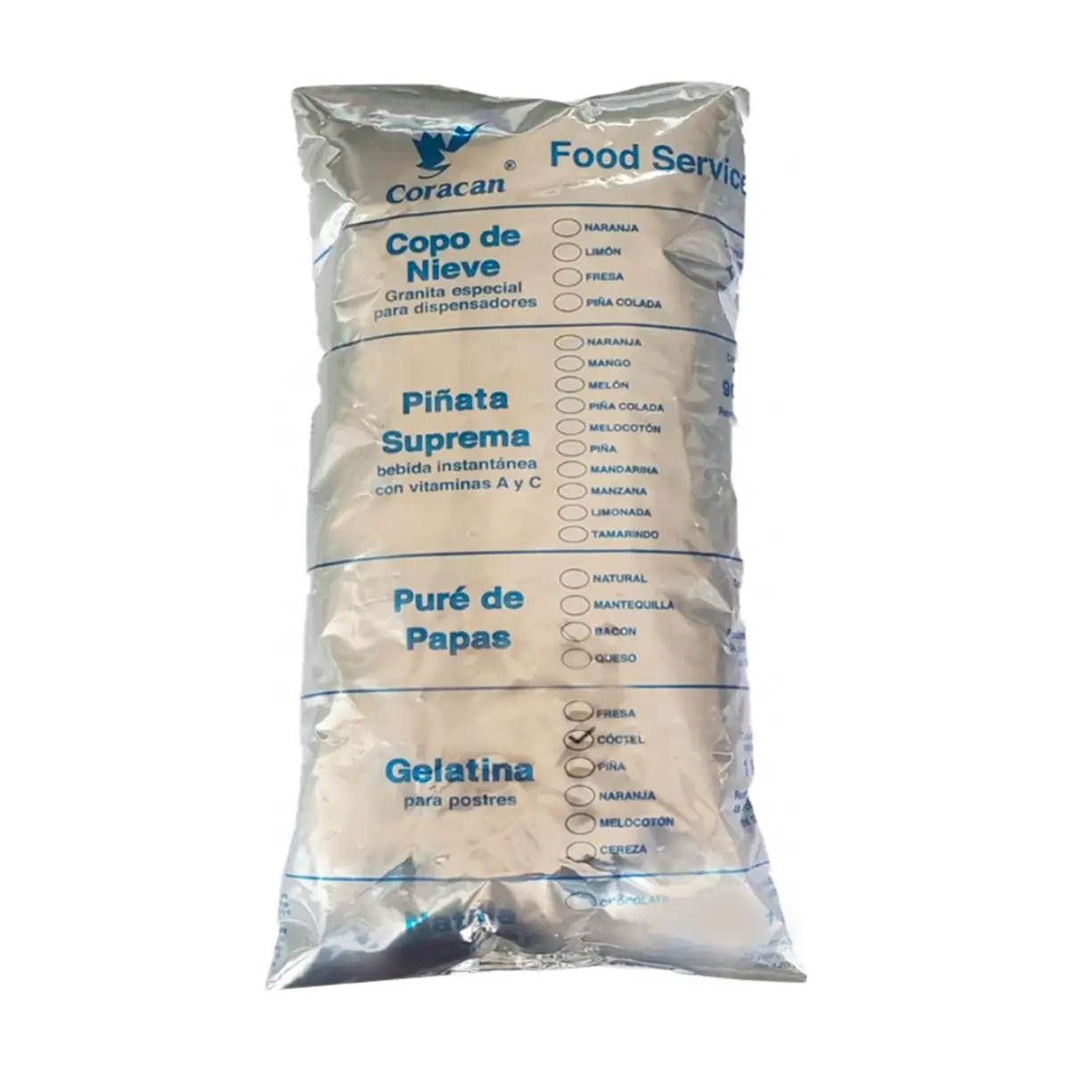 Gelatina de cóctel Coracan (1 kg / 2.2 lb)