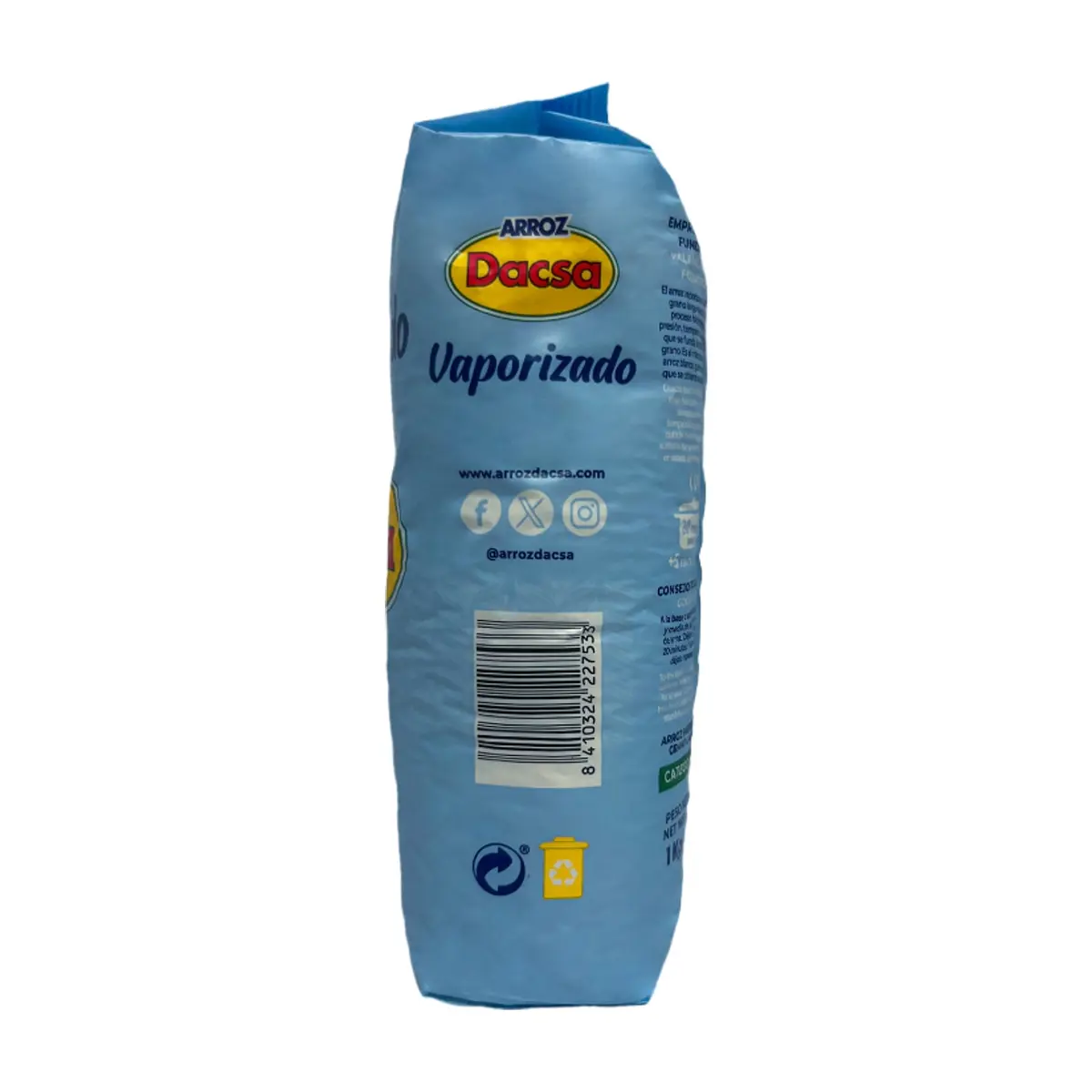 Arroz vaporizado (3 x 1 kg / 2.2 lb) - Thumbnail 4