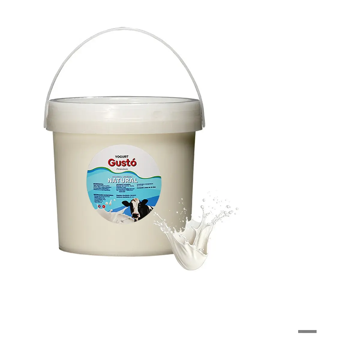 Yogurt Probiótico Natural Gustó Premium (4 L) - Thumbnail 6
