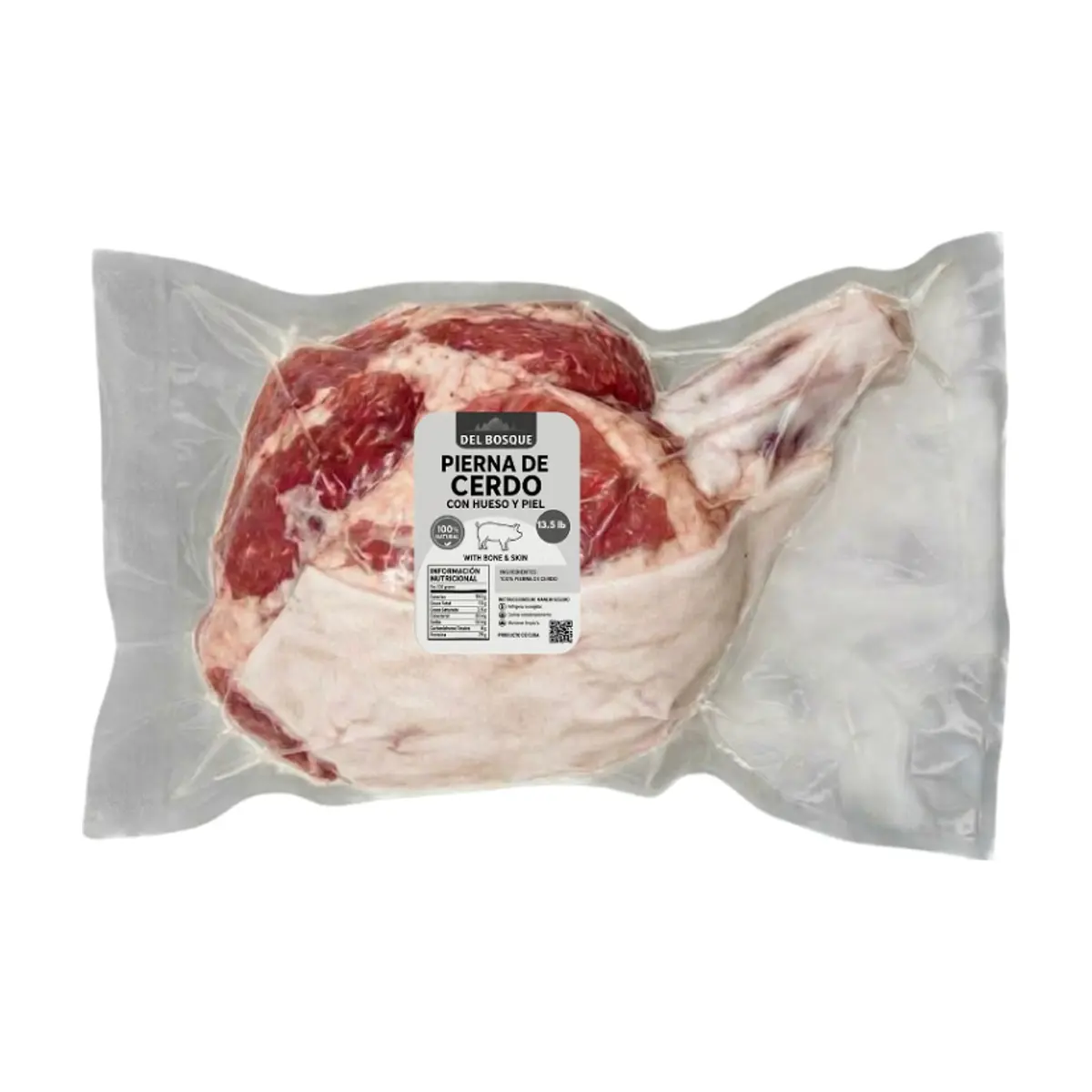 Pierna de cerdo con piel y hueso Del Bosque (6.13 kg / 13.5 lb) - Miniatura 3