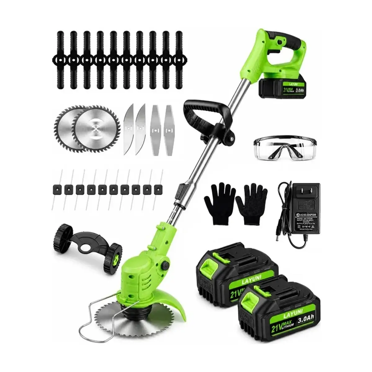 Podadora de Césped Inhalámbrica 880 Watts