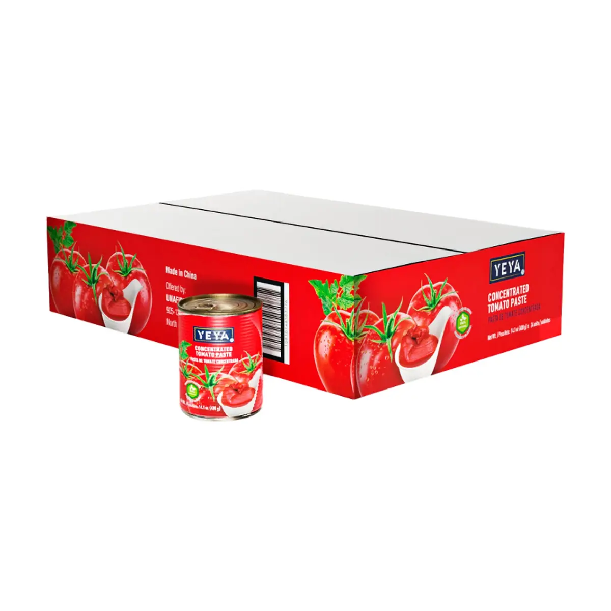 Pasta de tomate concentrada YEYA (24 x 400 g / 14.1 oz)