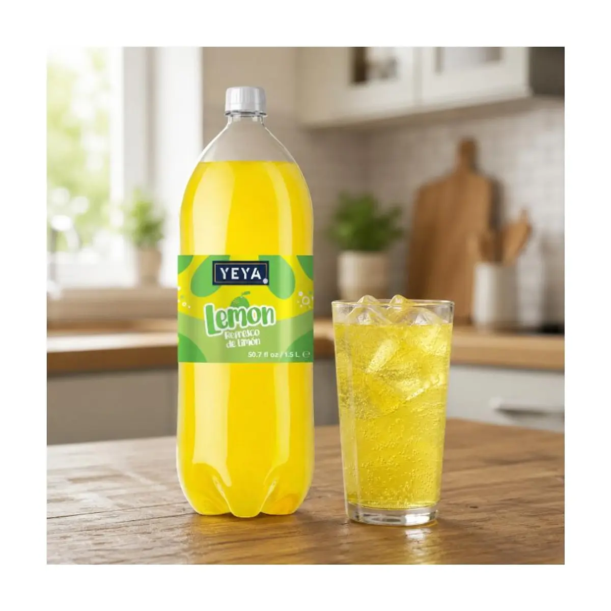 Refresco gaseado de limón YEYA (6 x 1.5 L / 50.7 fl oz) - Thumbnail 4
