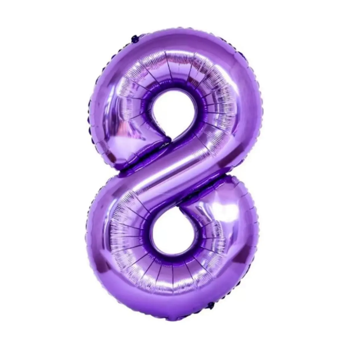 Globo morado número 8 Balloon (32 pulgadas)