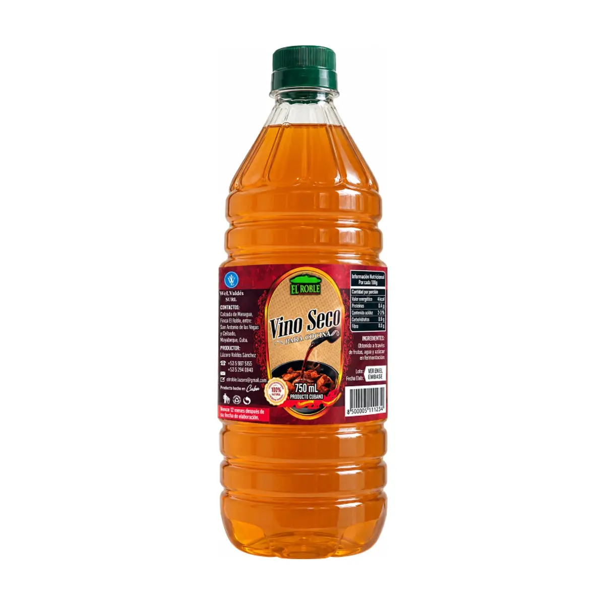 Vino seco El Roble (750 ml) - Miniatura 1