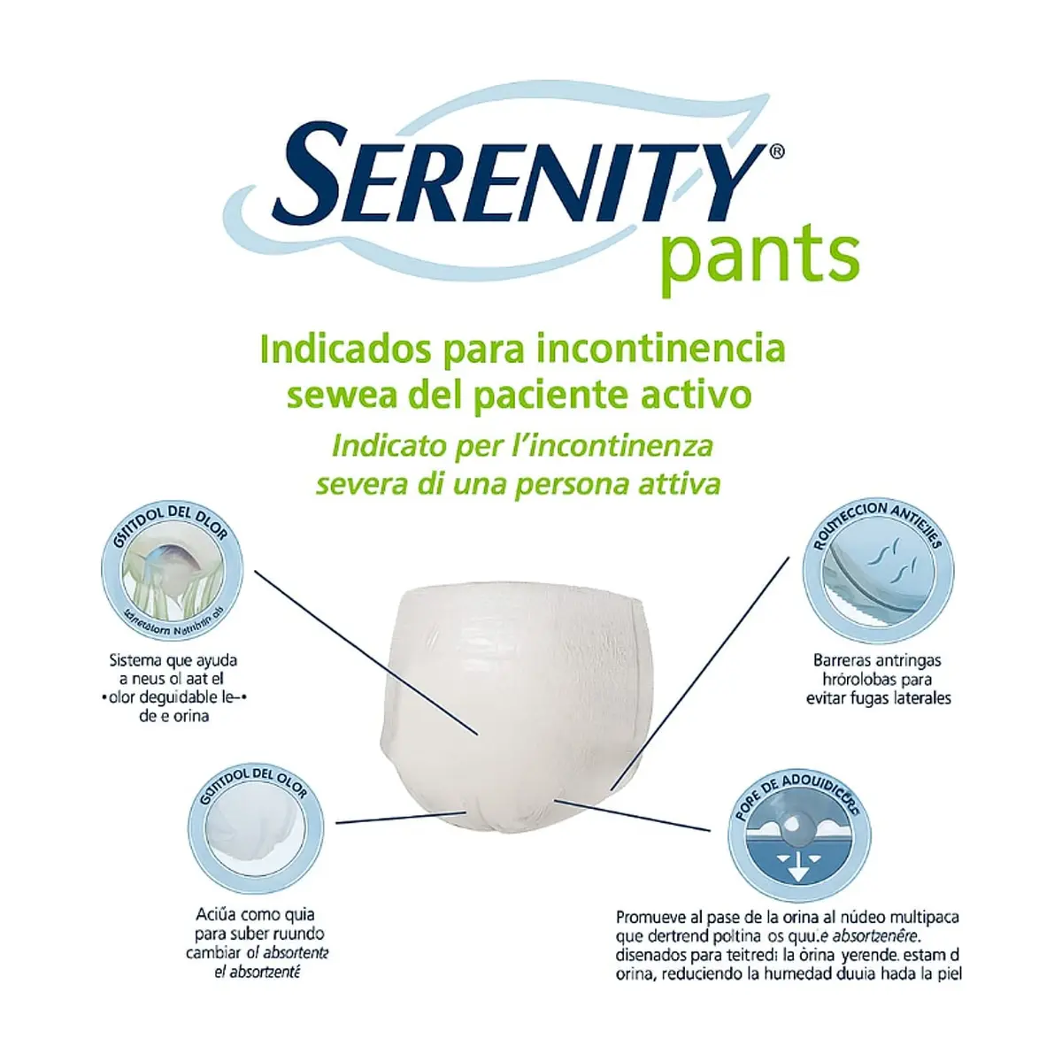 Pañales desechables para adultos Serenity Pants día talla L (10 U) - Miniatura 5