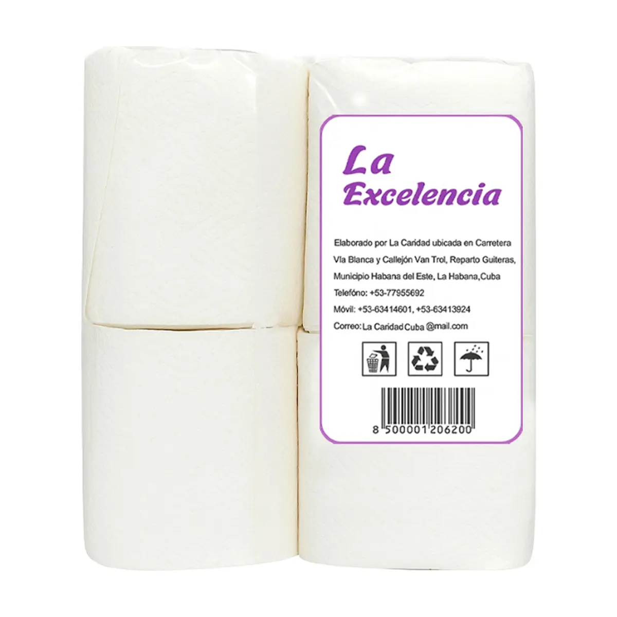 Papel sanitario La Excelencia (2 x 4 U) - Thumbnail 2