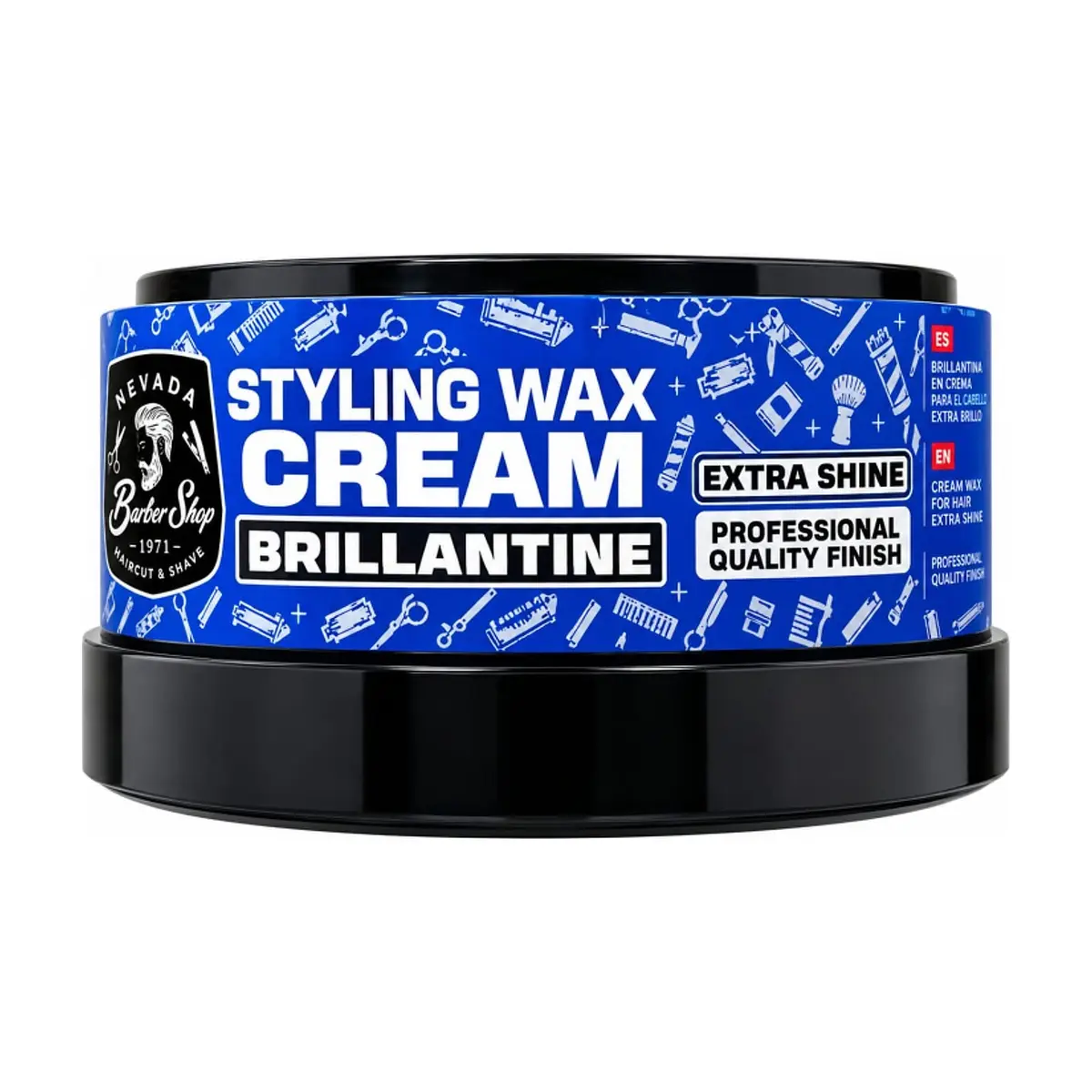 Cera para peinar en crema Brillantina Brillo extra Nevada Barber Shop (150 ml / 5 oz) - Thumbnail 2