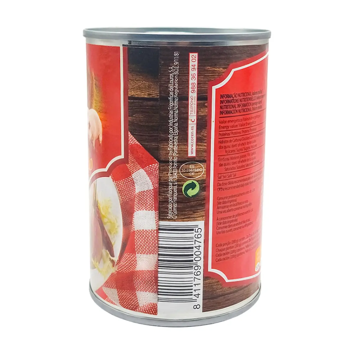 Carne enlatada - fiambre magro de cerdo COREN (415 g / 14.6 oz) - Thumbnail 3