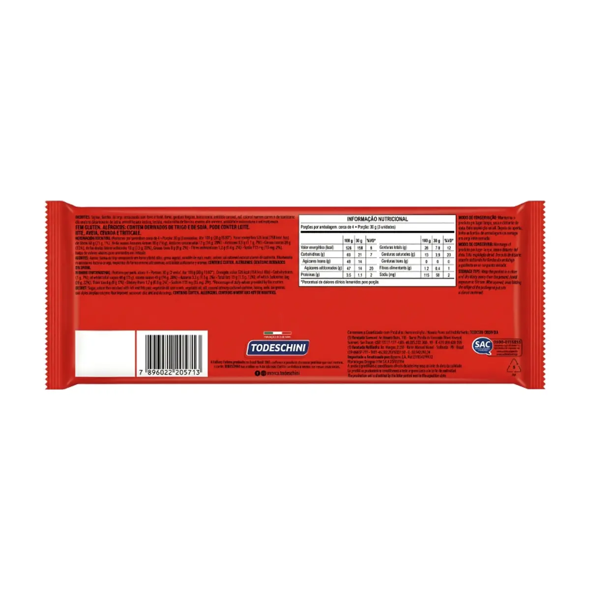 Sorbeto de fresa pica-pau Todeschini (115 g / 4.06 oz) - Thumbnail 2