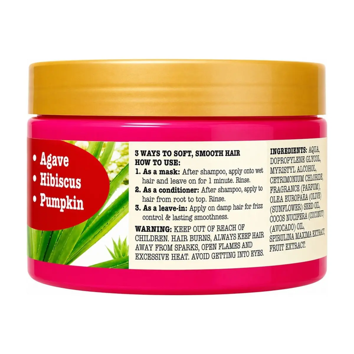 Mascarilla para el cabello de agave, hibisco y piña Spa Luxury (170 g / 6 oz) - Thumbnail 2