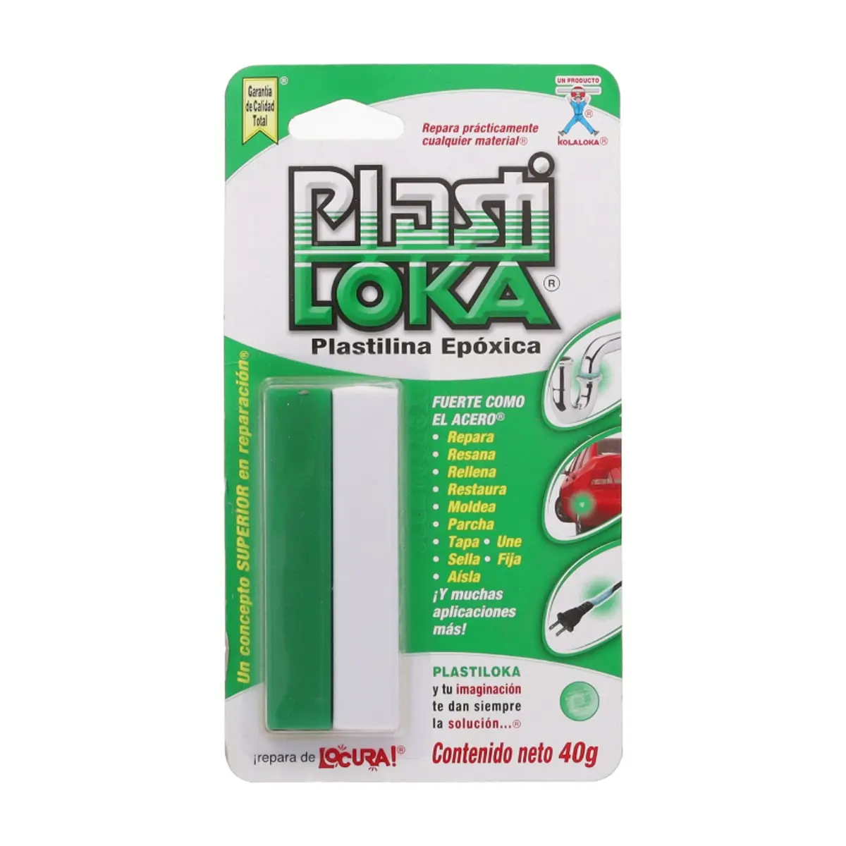 Plastilina epóxica Plastiloka (40 g / 1.41 oz)