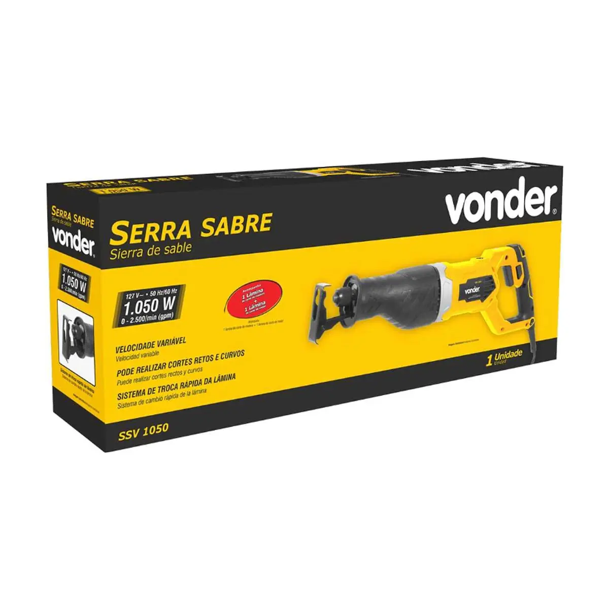 Sierra sable de 127 V Vonder SSV1050 - Thumbnail 4