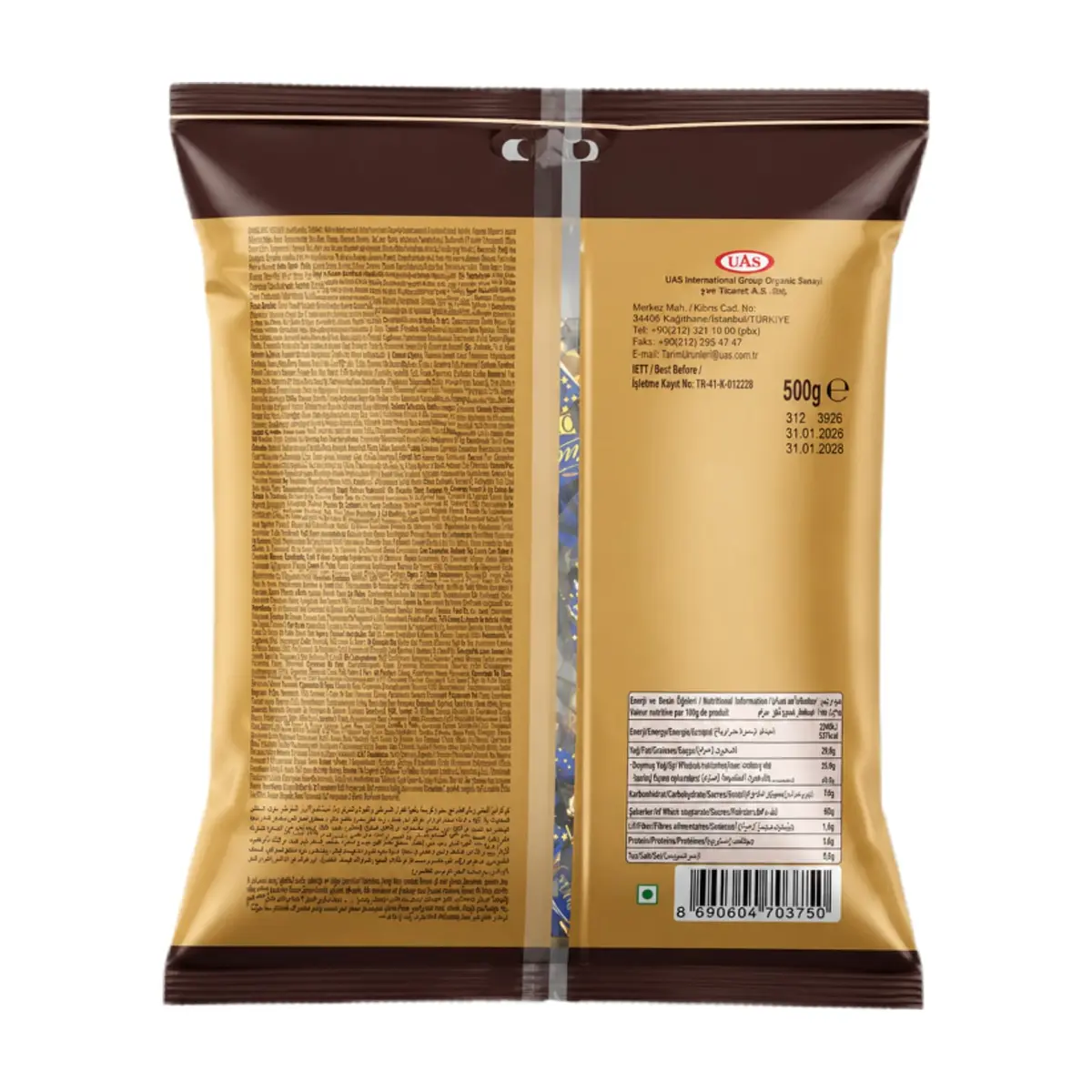 Bombones con sabor a café, chocolate blanco y cacahuete Tayas Orient (500 g / 1.1 lb) - Thumbnail 2