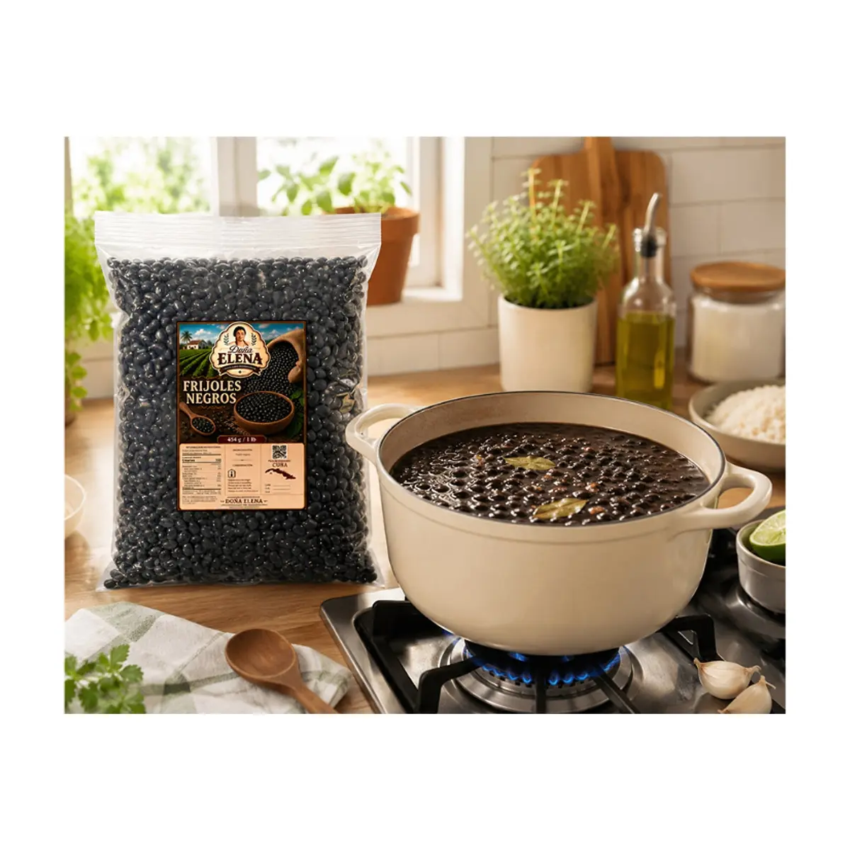 Frijoles negros Doña Elena (454 g / 1 lb) - Thumbnail 3