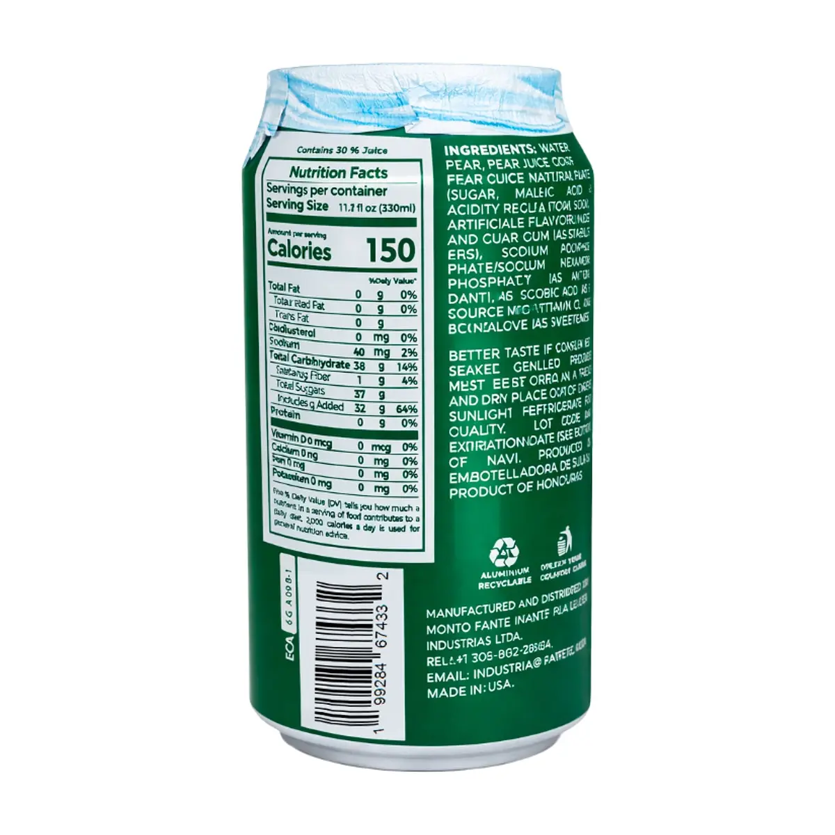 Néctar de fruta sabor pera Onbazar (330 ml) - Miniatura 2