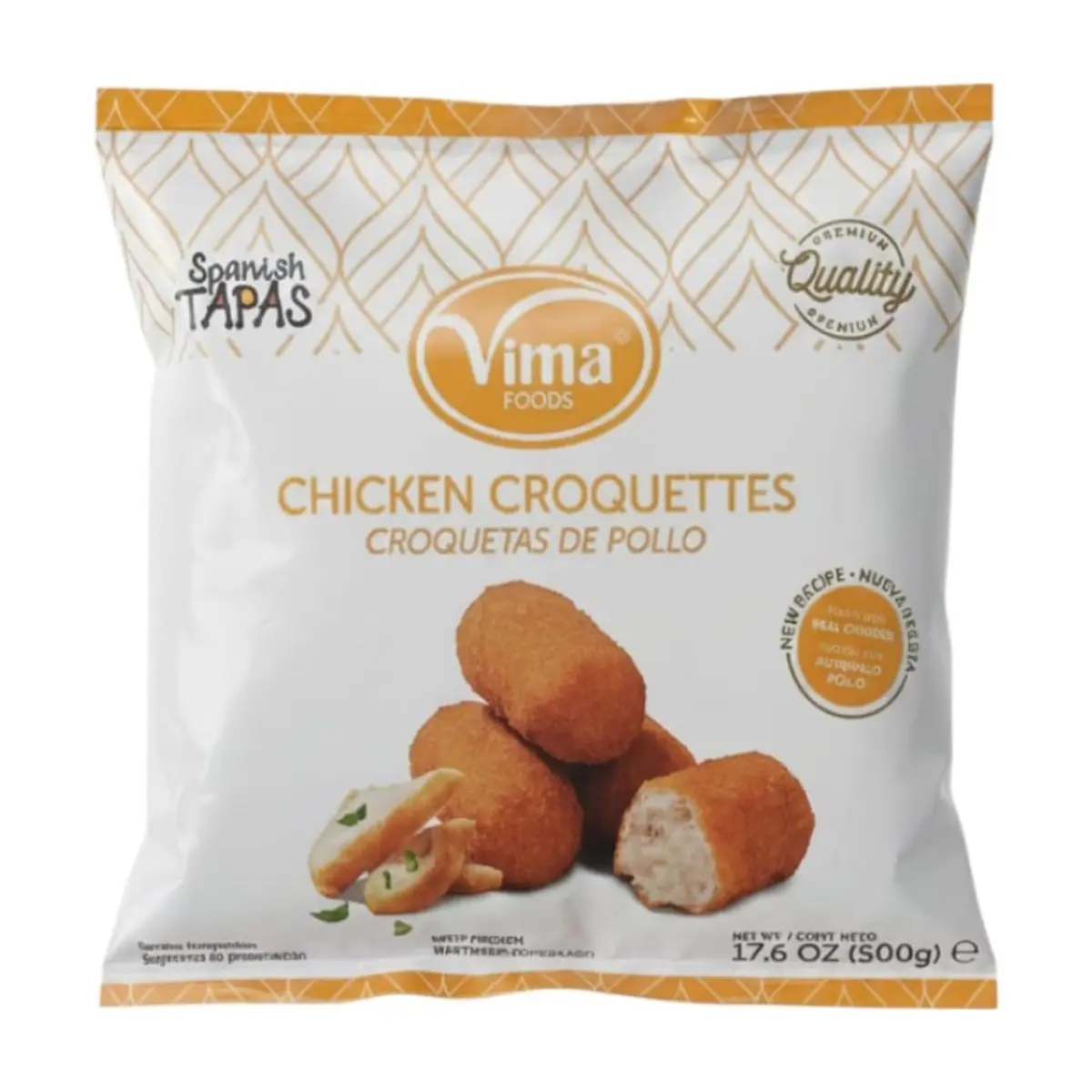 Croquetas de pollo congeladas Vima Foods (500 g / 1.1 lb)